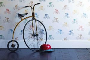 Linwood  Ephemera Wallpapers  LW44 / 1 On Yer Bike