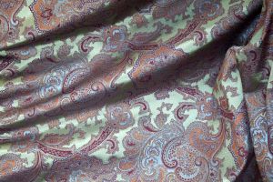 WATTS   ROYAL PAISLEY  Peruvian Blue