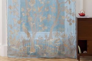 MYB Textiles   Madras Panels  Paradiso Turquoise