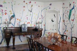 Voutsa   Hand-Painted-Wallpaper  Chinoiserie