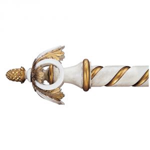 Edward Harpley  Open Twist White & Gilt