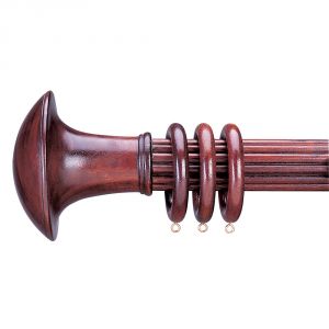 Edward Harpley  Reeded Mahogany Pole