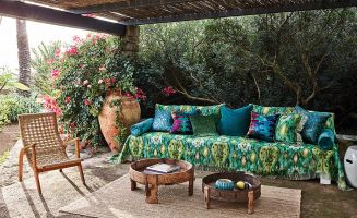 Zinc Textile Pantelleria Prints  Fumarole Multi