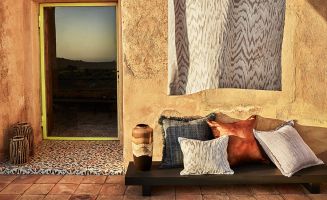 Zinc Textile Pantelleria Prints  Ondine Lagoon